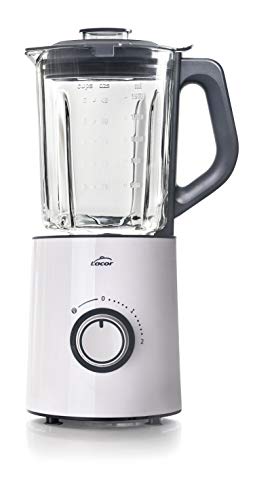 Lacor 69587 69587-Batidora eléctrica White 700 W, Libre de BPA, 1'50 L, Acero Inoxidable