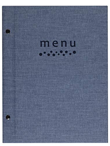 Lacor Sandro collection 28371 - Porta Menú fabricado en Telflex con atornillado exterior, Termosellado en color azul, 23x32 cm (A4)