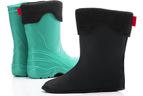 Ladeheid Botas Termicas en EVA Unisex Niños Niñas LA-861-2017 (Turquesa/Negro, 34/35)