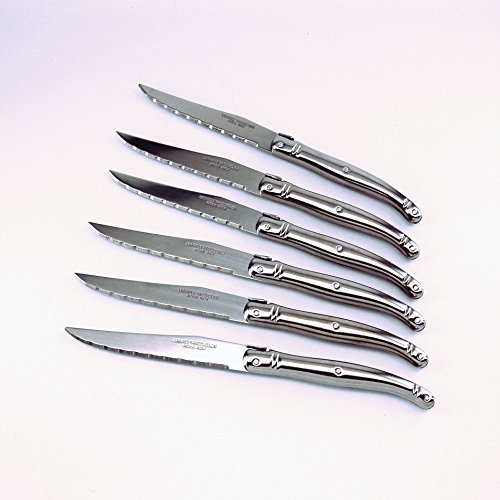 Laguiole - Cuchillo de carne, Acero Inoxidable, Metal