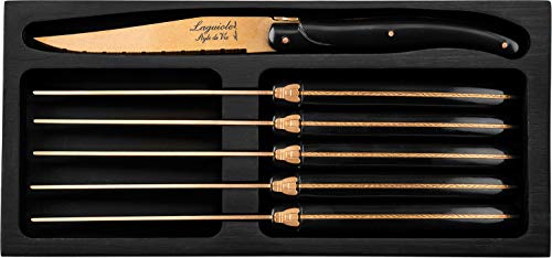 Laguiole Style de Vie Prestige Line - Cuchillo de Carne (6 Piezas)