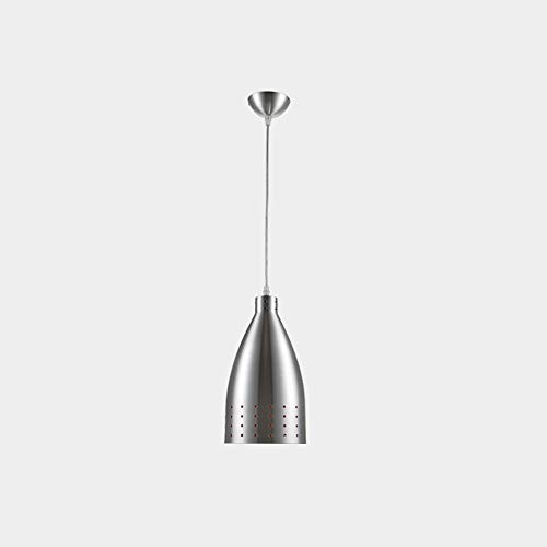 Lámpara colgante, luces de techo tubulares de metal, lámpara colgante de aluminio cepillado de luz nórdica, isla de cocina, supermercado, barra, accesorio de iluminación, lámpara de araña
