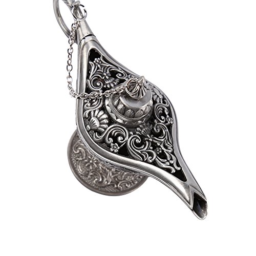 Lámpara de Aladino de Aleación de Zinc Aladdin Genie Pot Lámpara para Decoración de Hogar Regalo de Vacaciones