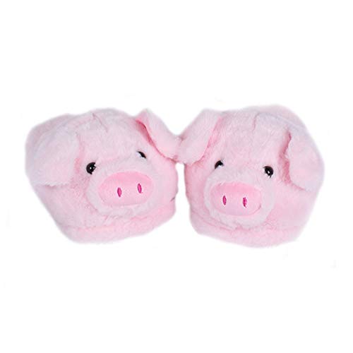 LANFIRE Zapatillas de Cerdo Zapatillas de algodón Calzado casero de algodón Zapatillas de Felpa Zapatillas de Animales Zapatillas para Mujer