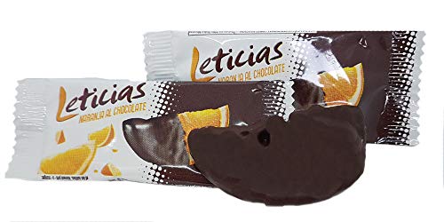 LAPASION - Gajos de naranja confitada con chocolate 2.5Kg (leticias).