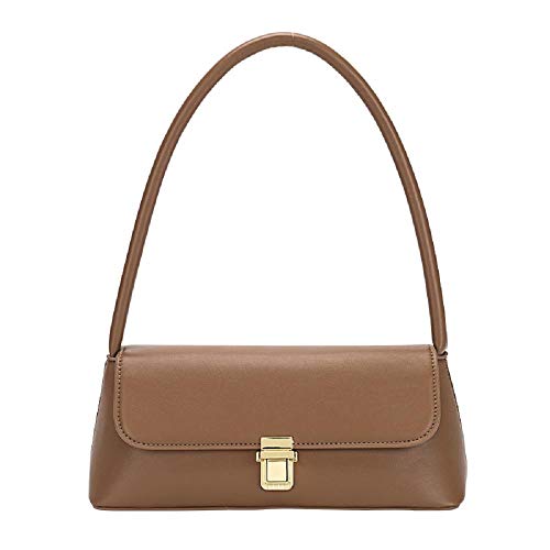 Las axilas de las mujeres de moda retro totalizador bolso de hombro de viaje informal-Marrón_Ancho 26cm * Altura 11cm * Grosor 10cm