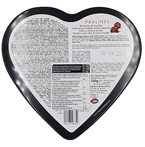 Lata Corazón Snoopy - Bombones de chocolate con leche - 100 Gr - Especial San Valentín