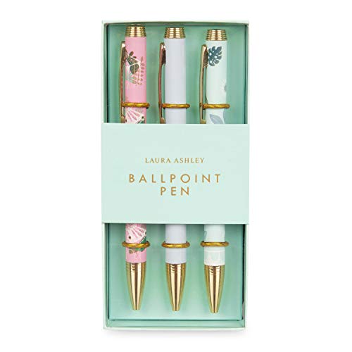 Laura Ashley España y Portugal - Set de 3 bolígrafos en Caja de Regalo