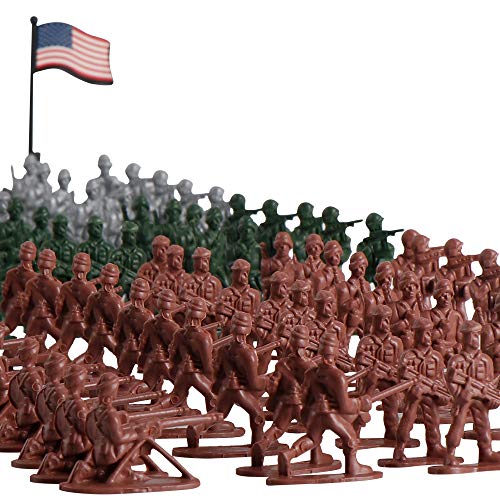 LBLA 300 Piezas Set Figuras de Soldados Militares Soldados De Juguete De Plástico Los Soldados de Juguete del Ejército para Niños