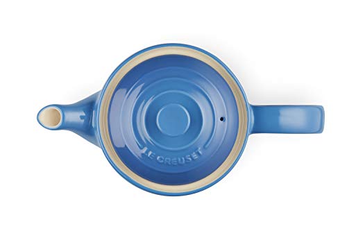 Le Creuset 7.07031E+13 Tetera clásica, Redonda, Cerámica de gres, Azul Marseille