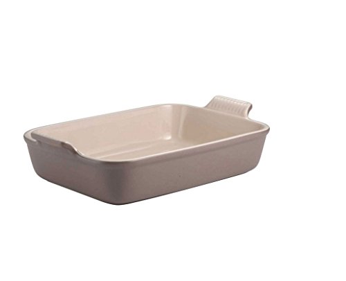 Le Creuset 91004726421100, Bandeja de cerámica para gratinar, 32 x 28 x 6 cm