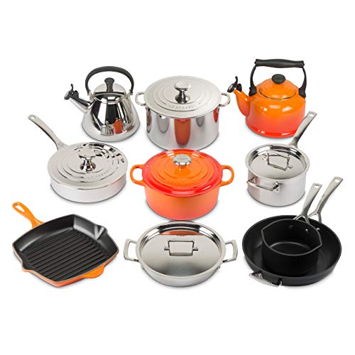 LE CREUSET Kone Tetera, Acero Inoxidable, Naranja (Volcánico), 1,6 L
