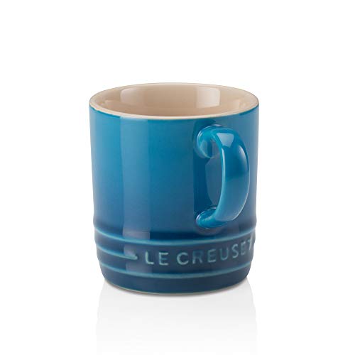 Le Creuset Tazas de expreso, 100 ml, Cerámica de gres, Azul Marseille