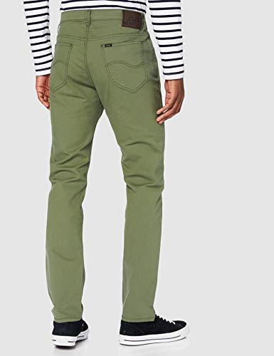 Lee Rider Pantalones, Verde (Lichen Green 82), 38W / 34L para Hombre