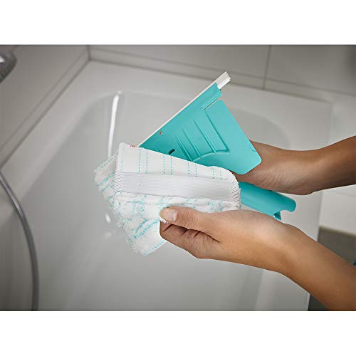 Leifheit Limpia Azulejos FLEXIPAD C/Mango TELESC. 1041700, Verde, Pack de 1 Unidad