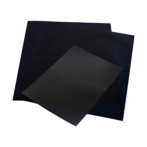 Leuchtturm 310118 Surtido Filoestuches para Bloques, 9 Medidas Diferentes, Fondo Negro