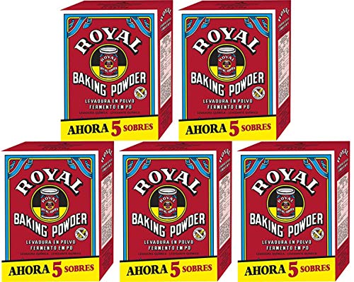 Levadura Royal. 5 Paquetes