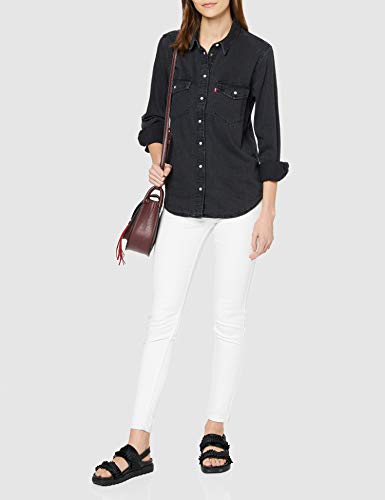 Levi's Essential Western Blusa, Negro (Black Sheen (2) 0004), X-Large para Mujer