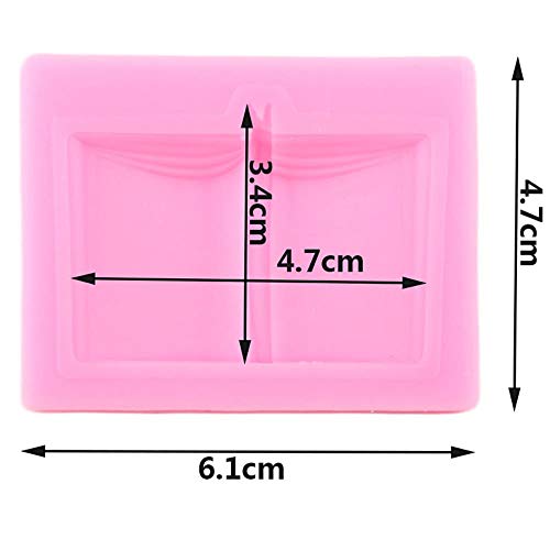 LGYLucky - Moldes de Silicona 3D para Libros Escolares, para decoración de Pasteles, Magdalenas, Galletas, etc.