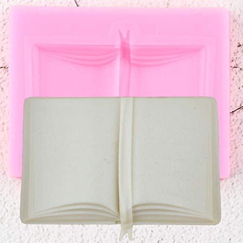 LGYLucky - Moldes de Silicona 3D para Libros Escolares, para decoración de Pasteles, Magdalenas, Galletas, etc.
