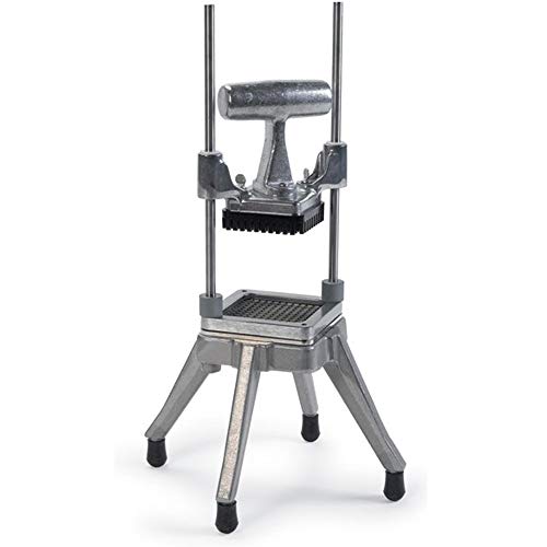 LianDu 1/4" Herramienta de Corte de Vegetales Vertical Cortador de Papas Industrial Astilladora de Patatas Herramienta Manual Astilladora de Papas