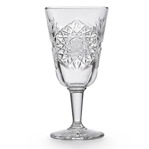 Libbey – Copa de Vino, Vino Tinto, Vino Blanco Cristal – hobstar – 6 Unidades – Wine – Cristal – 300 ML