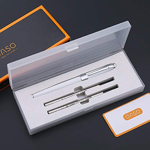 Lihgfw Firma pluma firma una sola pluma de grabado privada de encargo de la pluma de metal de alta gama de la firma de la pluma del orbe de regalo de la pluma neutral pluma de tinta de grabado corpora