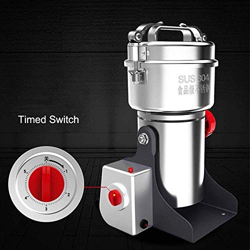 LILIS Molinillo de Grano Acero 800G eléctrico Molinos de Granos de Polvo Grinder/Acero Ultra Molinillo de una máquina pulverizador/for el hogar Comercial Hierba Pimienta Picante café de maíz