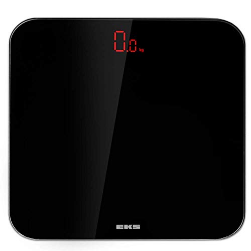 LIMQ Espejo Rojo Escala Electrónica Pantalla LED Hotel Hogar Hogar Cristal Escala De Salud Escala De Vidrio 180kg De Alta Capacidad.
