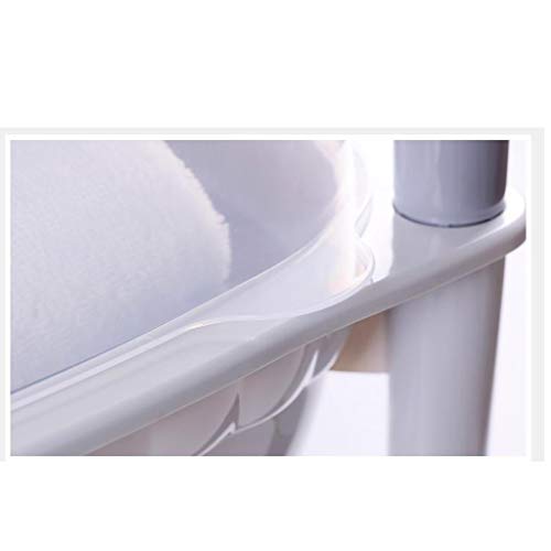 LINGJIE Carro De Almacenamiento De BañEra,Carro Rodante De Carros con Estantes De Metal,Carrito Compras De Almacenamiento
