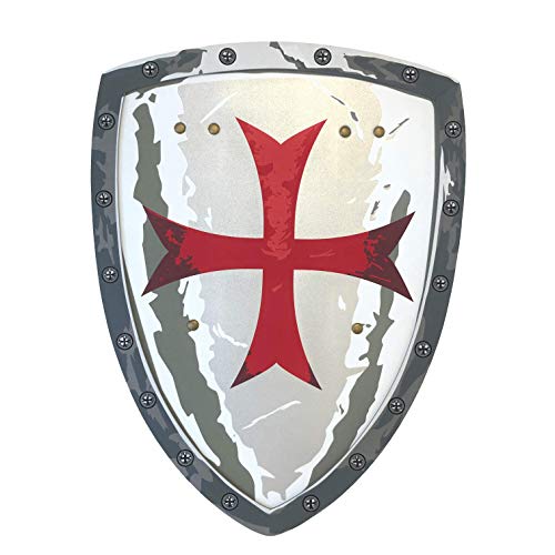 Liontouch 149LT Escudo Medieval de Juguete de Espuma de Caballero maltés para niños | Forma Parte de la línea de Disfraces para niños