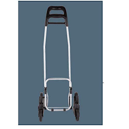 LIZANAN carretilla Carros impermeable de tela Oxford ligero color sólido Carrito de la compra plegable 6 Rueda de gran capacidad Shopper facilitarle la vida (color: rojo, tamaño: Tamaño libre) Compras