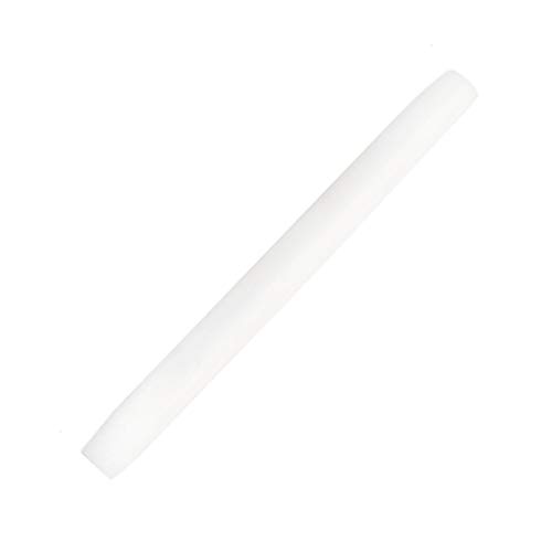 LIZHAIMING Rodillo Antiadherente del Rodillo De Mármol De Superficie para Gummies Galletas Y Herramientas Fideos Caseros De Cocina para Hornear 25.4X2.4CM Blanco