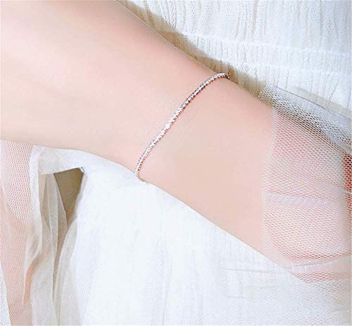 LIZHI Cartas Novias Perlas Naturales diseño de nicho Truco Pulsera de Flor de melocotón joyería de Disco Femenino