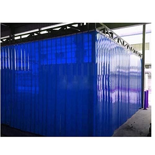 LJIANW Mosquitera Puerta Magnetica, Cortina  para  Puerta  Tiras  PVC,Cortina Lisa Anti-rasguños Parabrisas Aislamiento térmico for congelador Puertas de almacén, 2 mm Ancho 15 cm, 41 Tamaños