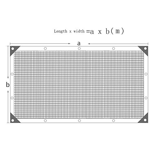 LJIANW Vela de Sombra Toldo Vela, 70% Tarea Pesada Tela De Sombrilla Cerca Pantalla De Privacidad Parabrisas Malla De Malla Lona 24 Tamaños (Color : Green, Size : 2x4M)