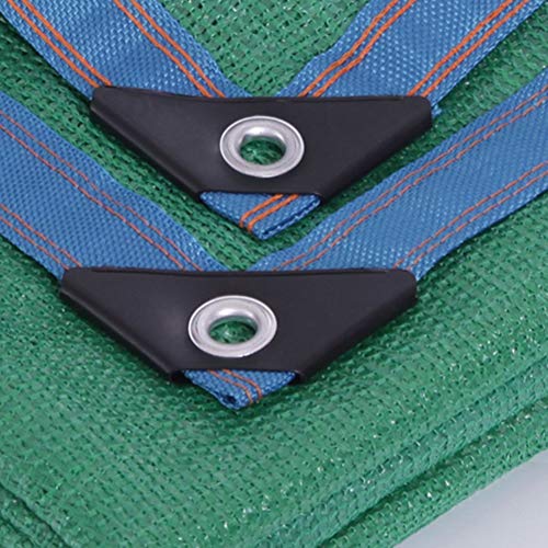 LJIANW Vela de Sombra Toldo Vela, 70% Tarea Pesada Tela De Sombrilla Cerca Pantalla De Privacidad Parabrisas Malla De Malla Lona 24 Tamaños (Color : Green, Size : 2x4M)