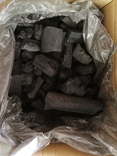 Log-Delivery Restaurante Grado Lumpwood carbón 10kg Caja Barbacoa de carbón, Grandes trozos para más largas barbacoas en Llamas
