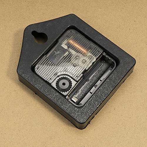 LOHAS Home Reloj de pared redondo, de madera, con diseño vintage, silencioso, de 30,5 cm