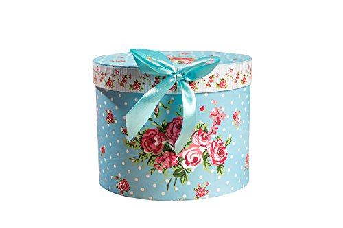 London Boutique - Tetera y Taza de Porcelana para una Tetera (Porcelana), diseño de Flores de Victoria Flora, Color Azul