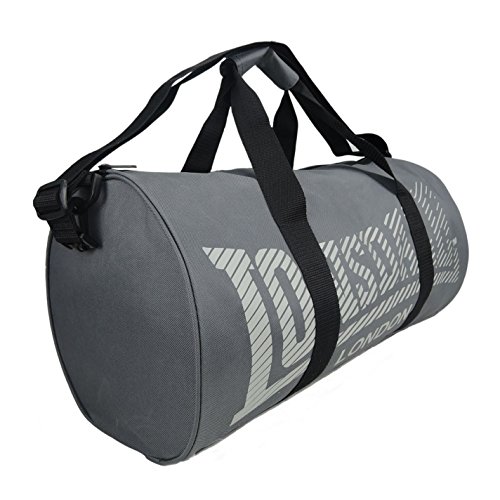 Lonsdale Unisex Barrel Bolsa De Viaje Carbón/Gris Talla única