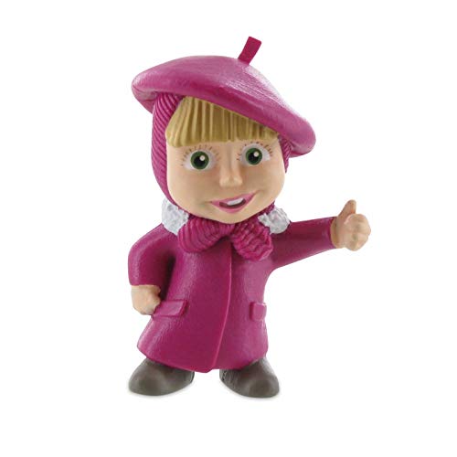 Lote 2 Figuras Comansi Masha Y EL Oso - Masha pintora - Oso Pintor + Regalo