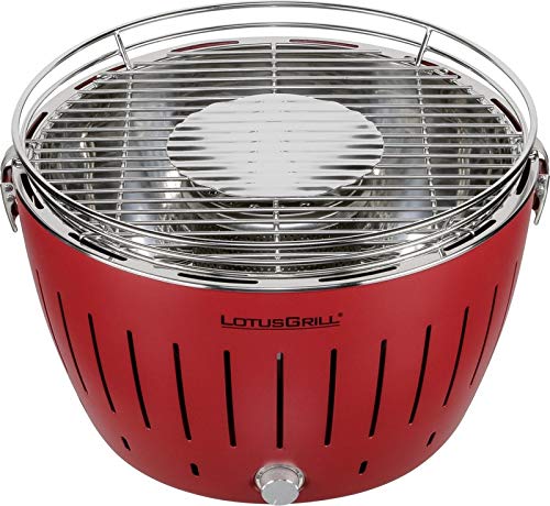 LotusGrill Standard LGG34 U RD - RED - Barbacoa con baterías y cable de alimentación USB - ¡Nuevo 2019!