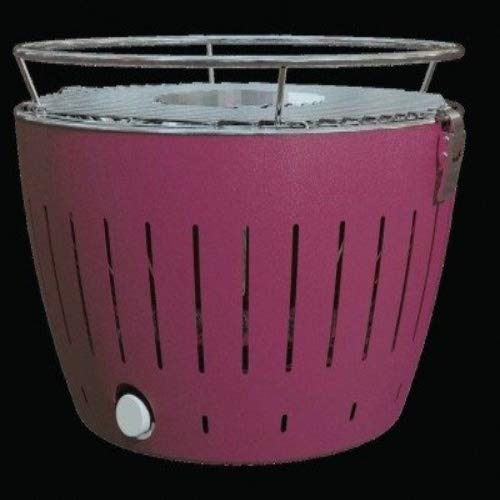 LotusGrill XL, Barbacoa de carbón sin humo, XL, color púrpura