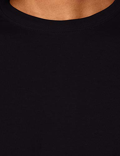 Lower East Camiseta de manga larga Hombre, Pack de 5, Negro, XL