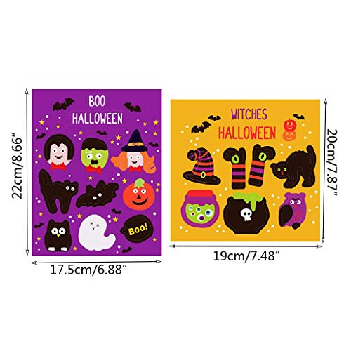 LQH Decoración de la araña de Halloween Ghost Bat Calabaza Pastel Toppers Conjunto Partido Ornamnets