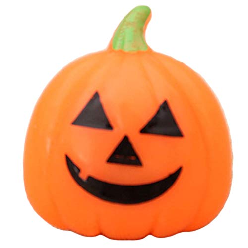 LQH Flash LED Anillos de Halloween for los niños de Dibujos Animados for Adultos Fantasma Calabaza de Goma Regalo de los Juguetes