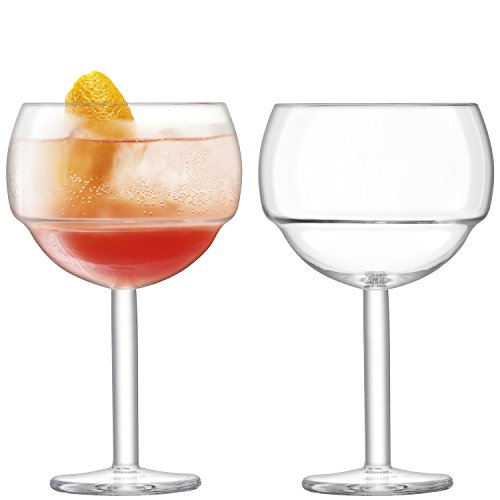 LSA International Mixólogo Cóctel, vidrio, Transparente, Balloon Glass 520ml, Set of 2