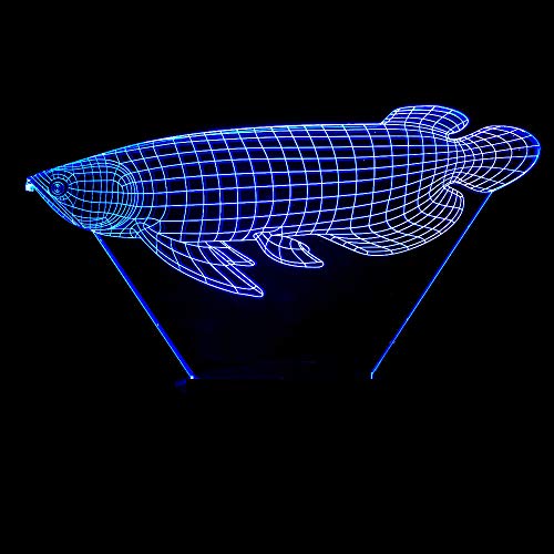Luces de ilusión 3D de forma blanca de forma marciana Luz de noche de regalo de Navidad 7 colores Interruptor táctil luces de decoración de escritorio regalo de cumpleaños USB/AA con pilas