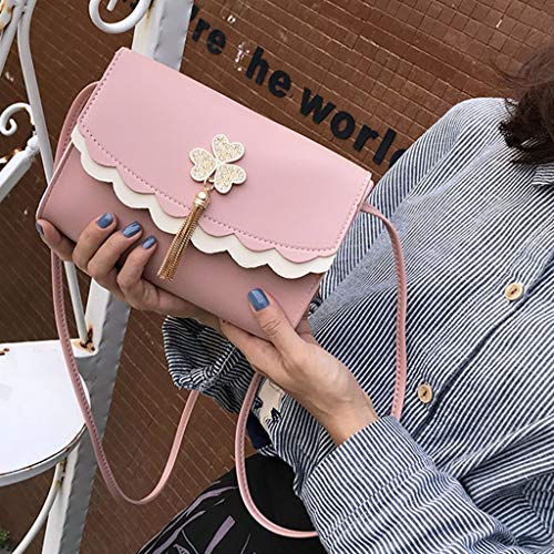Luckycat Bolso Bandolera Mujer Bolsos de Hombro Pequeño Cuero PU Crossbody Messenger Bolso Bandolera Mujer Verano Cuero Baratos Mini Crossbody Bolsas Hombro Para Multifuncional Moda Bolso Hombro Retro